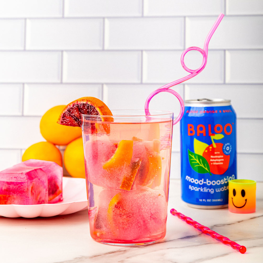 Recipe: Blood Orange Basil Spritzer